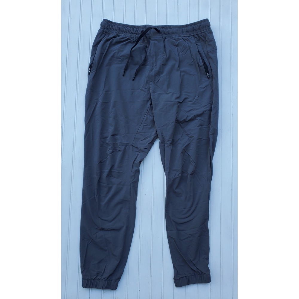American Eagle Mens Active 24/7 Joggers Gray Nylon Stretch Hiking Pants M